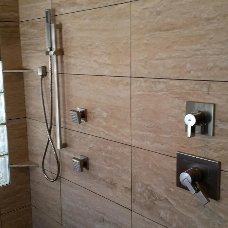 Shower fixture installation for Water Heater Replacement in Matthews